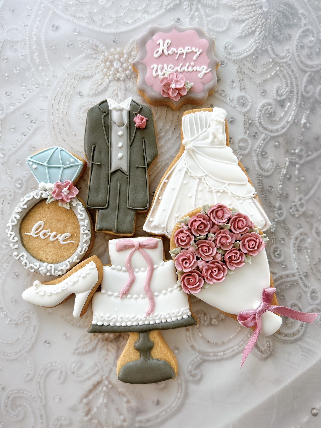ウェディングアイシングクッキーコレクション